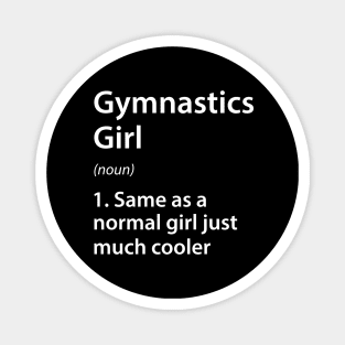 Gymnastics Girl Definition Magnet